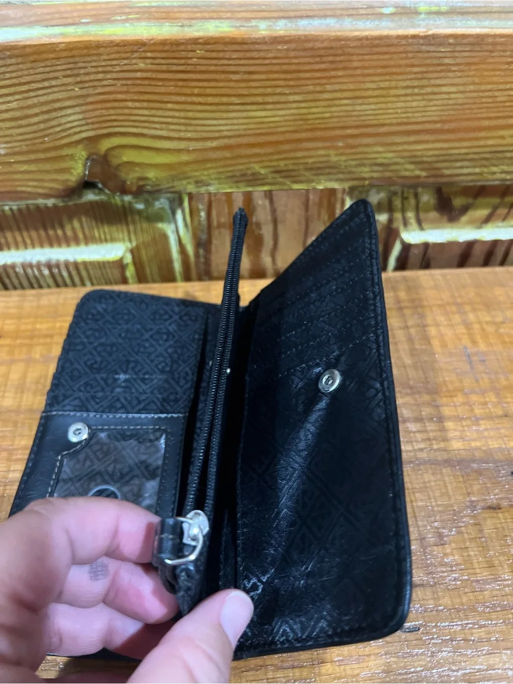 Kim Rogers Black Wallet
